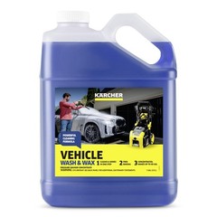KÄRCHER Vehicle Wash and Wax, Pressure Washer Detergent, Cleans Cars, Bikes, …