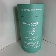 Krazy Klean with Bact O Bane Toilet Tank Cleaner 10 Year Stain Treatment Sealed