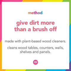 Method Daily Wood Cleaner, Almond, Cleans Shelves, Tables and Other Wooden Surfa