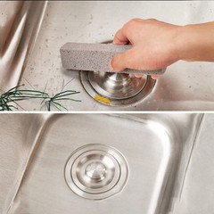 2 Pack Pumice Stone with Long Handle Toilet Bowl Ring Cleaner Limescale Remover