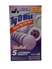 Toilet Cleaner Lavender Toilet Bowl Cleaner Tablets, Bleach Free, 1.4 Oz, 5 Pack