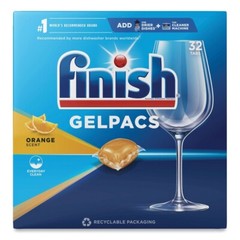 FINISH 81053 Orange Scent Dish Detergent Gelpacs New