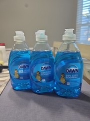Dawn Ultra Original Blue Dishwashing Liquid Soap 7.5 oz Pack of 3