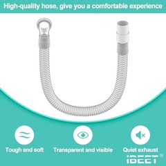 Short Tube Assembly for CPAP, Hose Supplies, Includes Swivel & Elbow Connector