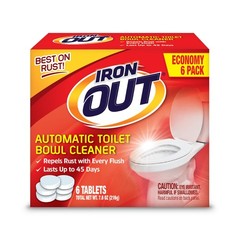 Automatic Toilet Bowl Cleaner Tablets – Prevent Rust Stains, Lasts 45 Days, 6