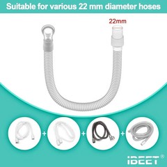 Short Tube Assembly For Swift FX w/ Swivel Elbow Hose Supplies Compatible CPAP