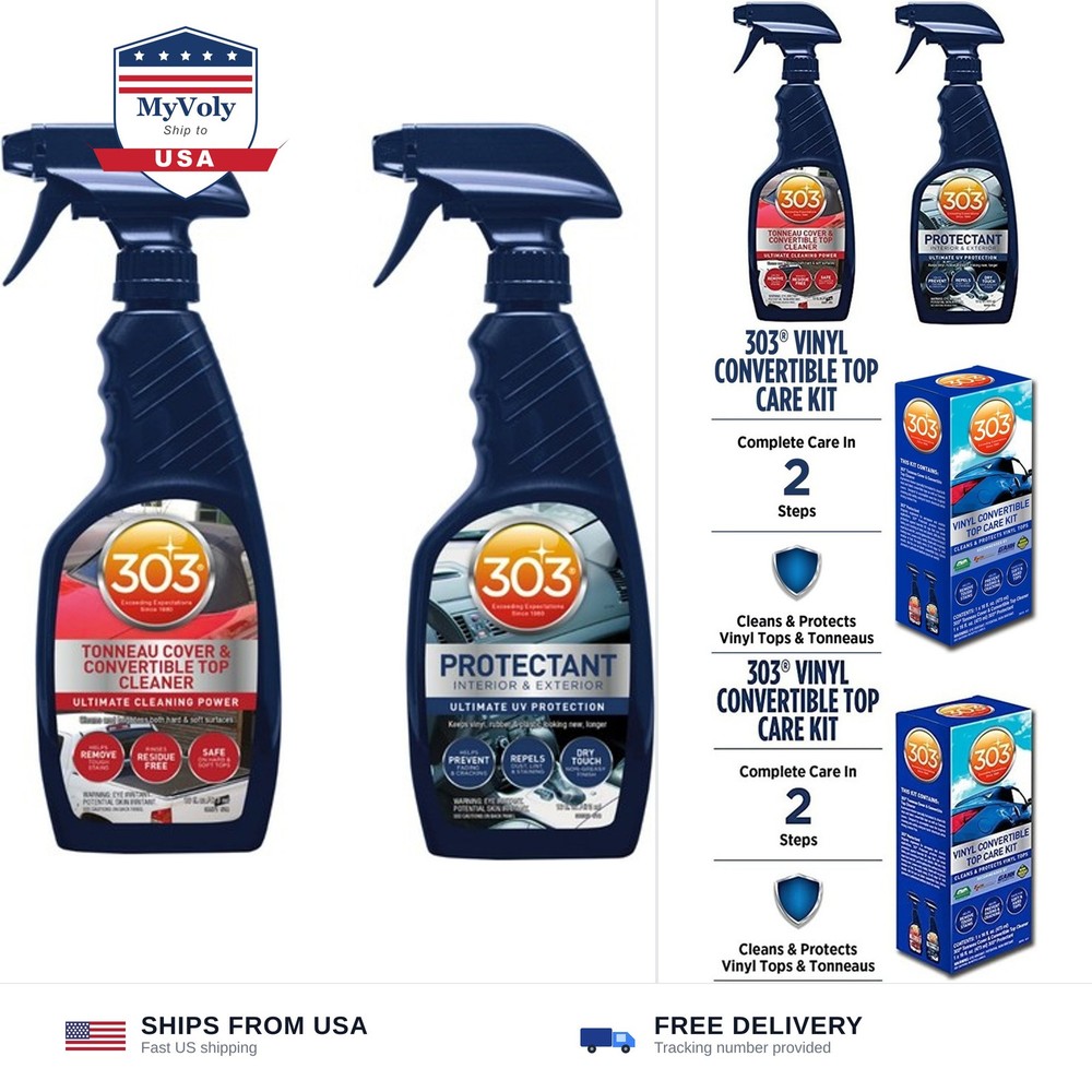 303 Convertible Top Cleaning & Care Kit | Includes Convertible Top Cleaner an…