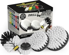 Car Detailing Kit Interior Cleaner Brush Set 3 Piece Drill Brush Cleaning Tool A