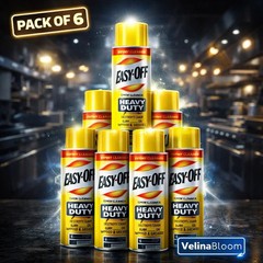 6X Easy-Off Heavy Duty Oven Cleaner Regular Scent 14.5 oz each USA Free Ship