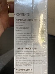 Guardian Fabric Nursery Furniture Upholstery Care Kit Protection-NEW SEALED