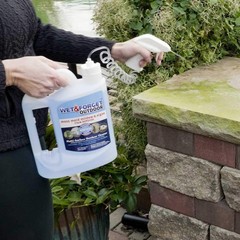 Bleach-Free 64oz Outdoor Cleaner – Eliminate Tough Stains with No Rinsing Needed