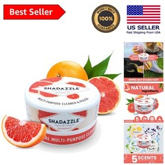 Natural All-Purpose Cleaning Paste, 10.58 Oz – Eco-Friendly Grapefruit Cleaner