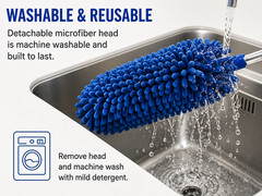 Telescopic Duster Extendable Microfiber Dust Cleaner for Home & Car