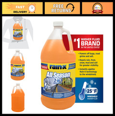 2-in-1 De-Icer & Bug Remover Windshield Washer Fluid – All Season -25°F, 1 Gallo