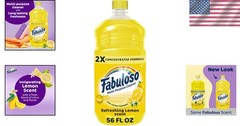 All-Purpose Lemon Cleaner, 56 Fluid Ounces, 2X Concentrated, Multi-Surface