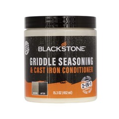 BLACKSTONE 4146 Griddle Seasoning and Cast Iron 15.3 Ounce, White