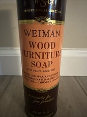 WEIMAN Wood Furniture Soap with Flaxseed Oil 14 Oz Spray Can Discontinued *read