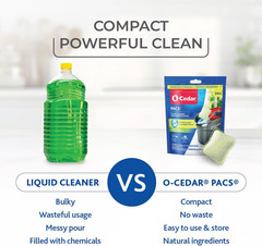 PACS Hard Floor Cleaner, Crisp Citrus Scent 24 (1-) | Made with Naturally-Deriv