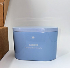 Blueland Dishwasher Detergent Starter Set Fragrance Free 60 Tabs + Tin-NEW