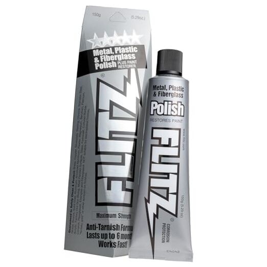 Metal Polish Paste – 5.29oz USA-Made Polish for Solid 5.29 Ounce (Pack of 1)