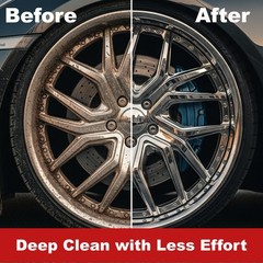 Brush Big – Red – Wheel Rim Cleaner for Cars, Bike, Trucks, Motorcycle, and O…