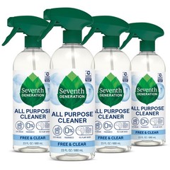 Seventh Generation All Purpose Cleaner, Free & 23 Fl Oz (Pack of 4), White