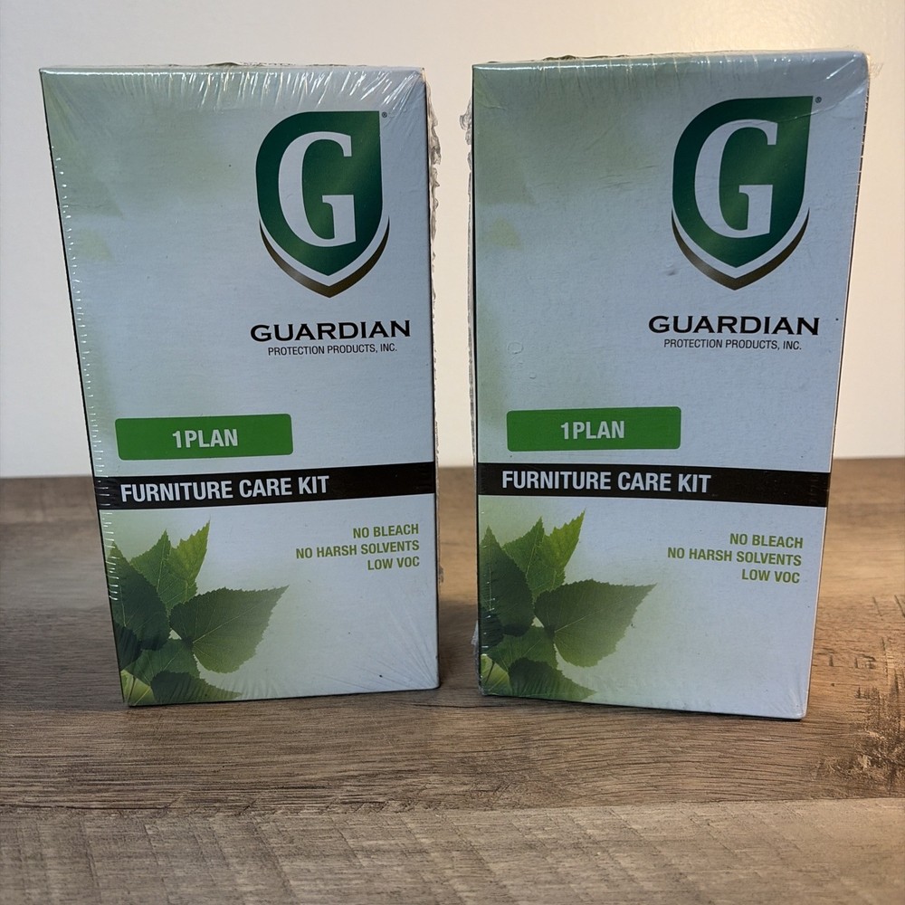 Lot Of 2Guardian 1 Plan Furniture Care Kit No Bleach Solvent Low VOC GD-NW-1P02C