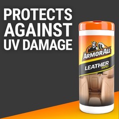 Armor All Leather Wipes 20 Count – Clean, Condition, Protect Car Leather