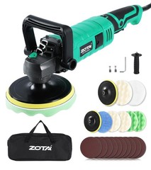 1600W 7 Inch Car Buffer Polisher Kit with 7 Speeds, UltraLong Cord, Copper