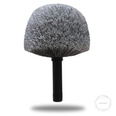 Grey Corner Cobweb Duster Head Brush – High Efficiency Twist-On Spider Web Brush