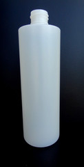 32 oz White HDPE Plastic Cylinder Round Bottle 28-410 Neck Finish ~ Pack of 10