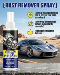 Heavy Duty 4PC Rust Remover Spray for Instant Metal Restoration – No Scrubbing!