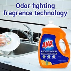 Ajax Ultra Professional Pot and Pan Degreaser Dish Liquid Orange 145 Fl Oz 4 …