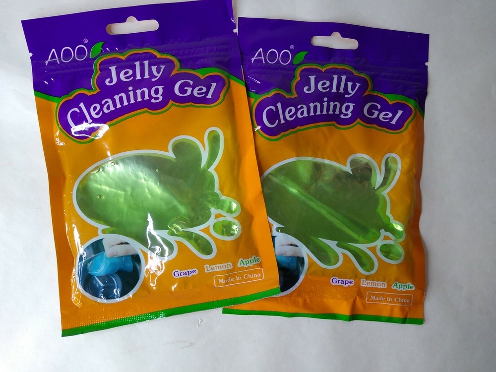 2 packs AOO Jelly Gel Cleaning Car Interior Magic Keyboard Dust Slime Apple