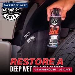Chemical Guys Tire And Trim Gel For Plastic And Rubber, Restores Faded Tires, Tr