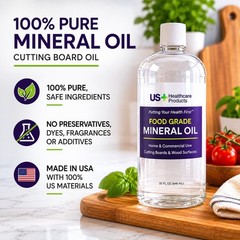 Food Grade Mineral Oil 32oz Wood Conditioner For Cutting Boards Butcher Blocks U