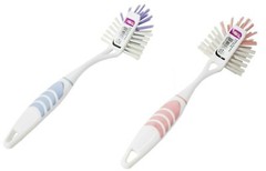 Kitchen Sink Cleaning Brush, Purple/Pink, Made in Turkey