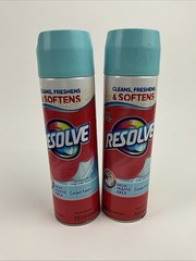 2 Pack Resolve High Traffic Area Carpet Foam 22oz Crisp Linen Scent