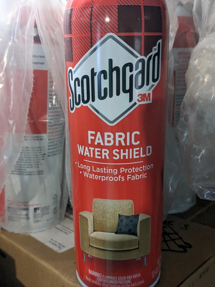 (6) 13.5 oz CANS 3M SCOTCHGARD FABRIC WATER SHIELD UPHOLSTERY PROTECTION SPRAY