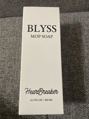 Blyss Mop Soap Heartbreaker 16.9 Fluid Oz Genuine Vanilla, Amber and Floral New