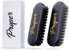 PROPER DETAILING CO. Leather Brush and Alcantara Brush | 2 Pack for Car Detai…