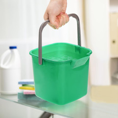 4 Pack Sanitizing Buckets, 3 Quart Small Cleaning Buckets, Square Detergent Pail