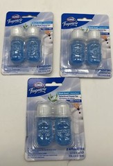 Clorox Fraganzia Bleach-Free Toilet Bowl Cleaner Gel 2 ct X 3 Fresh Scent
