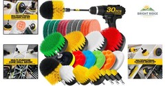 Versatile Drill Brush Set for Polishing, Scrubbing, and Deep Cleaning Surfaces