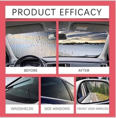 Homonth Automotive Oil Film Cleaning Remover Brush Glass Windshield Cleaner Tool