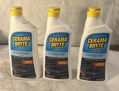 3 Cooktop &Stove Top Cleaner for Glass-Ceramic Surfaces 18oz SEALED FREE SHIP
