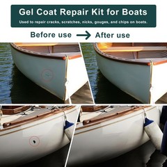 Gel Coat Repair Kit for Boats, 200g Gel Coat for Boats Used to Repair Cracks