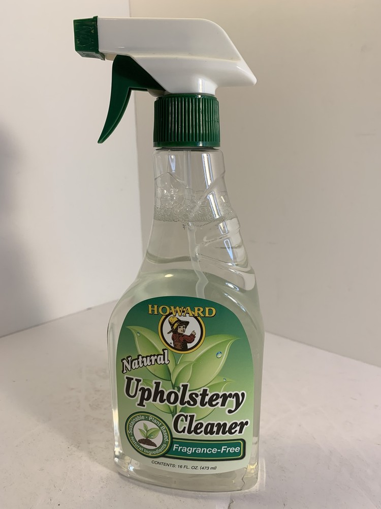 HOWARD Natural Upholstery Cleaner 16 fl oz Plant-Based Fragrance-Free Spray