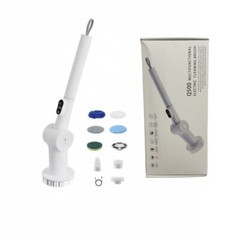 Electric Spin Scrubber for Cleaning with 1500mAh Batteries 8 Brushes/Brush head