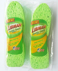 Cleaning Sponge Non-Scratch Gentle-Touch Refills 2 -2-Packs (4 Total Sponges) M